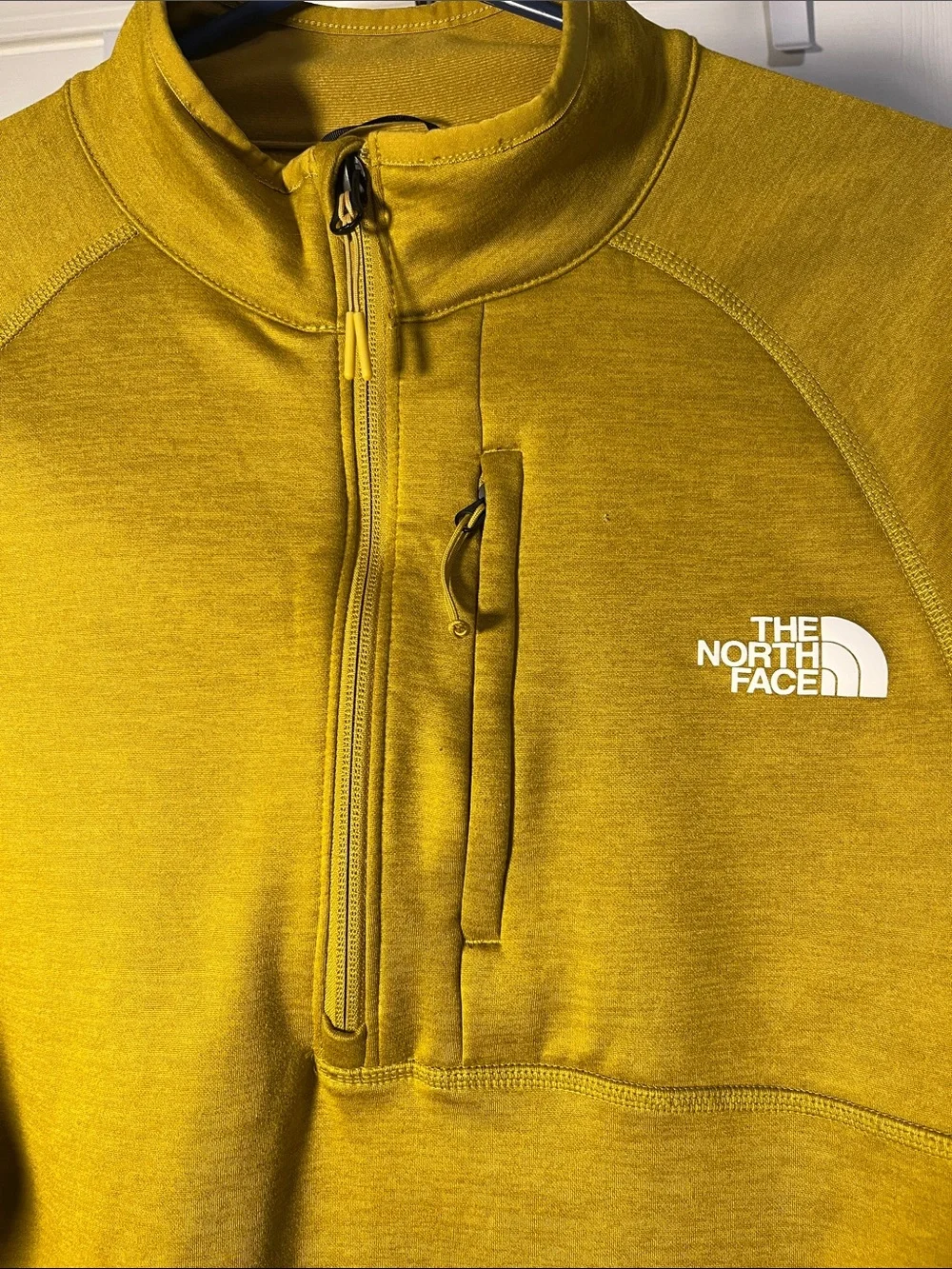 The North Face gold Half-Zip Fleece Pullover
